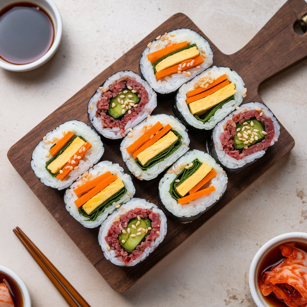 Korean Gimbap (김밥) – The Ultimate Seaweed Rice Roll 